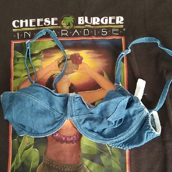 Blue Denim Bra - Picture 1 of 3